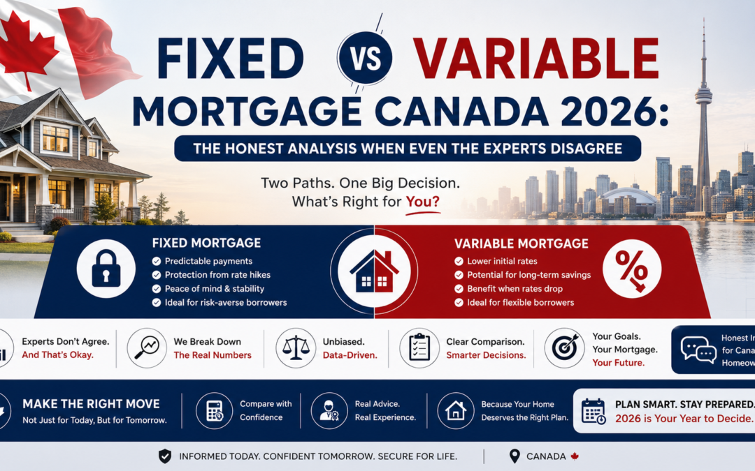 Fixed vs Variable Mortgage Canada 2026: The Honest Analysis When Even the Experts Disagree