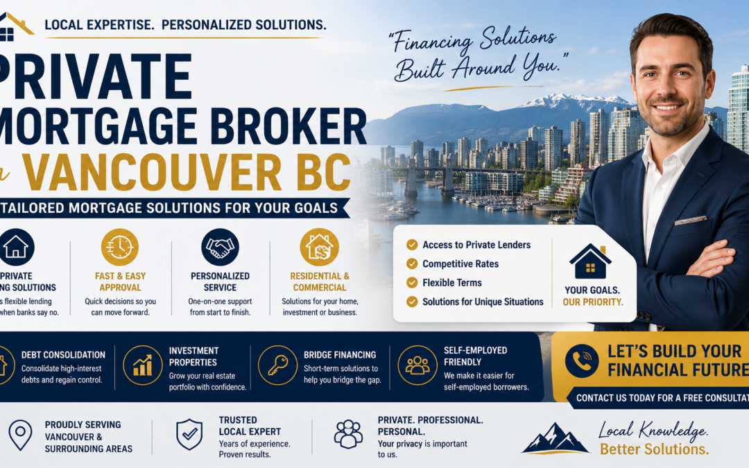 Private Mortgage Broker in Vancouver BC — Your Guide to Smart Home Financing